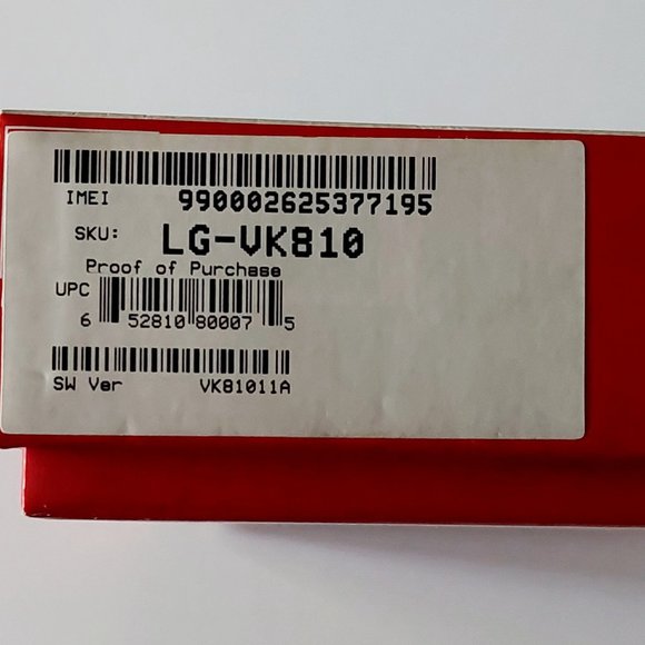 Verizon LG-VK810 Tablet 8.3LTE - Picture 3 of 4